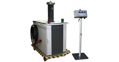 Two-part test system ZPA - 100 kV / 50 mA / 5000 VA with Oil Transformer and U-Divider