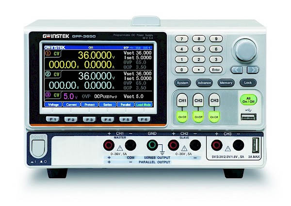 385W-Triple-channel programmable DC power supply