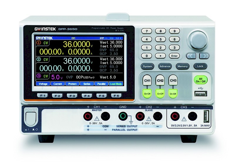 385W-Triple-channel programmable DC power supply