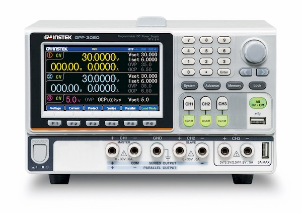 385W-3-Channel, Programmable Linear D.C. Power Supply, USB+LAN+GPIB